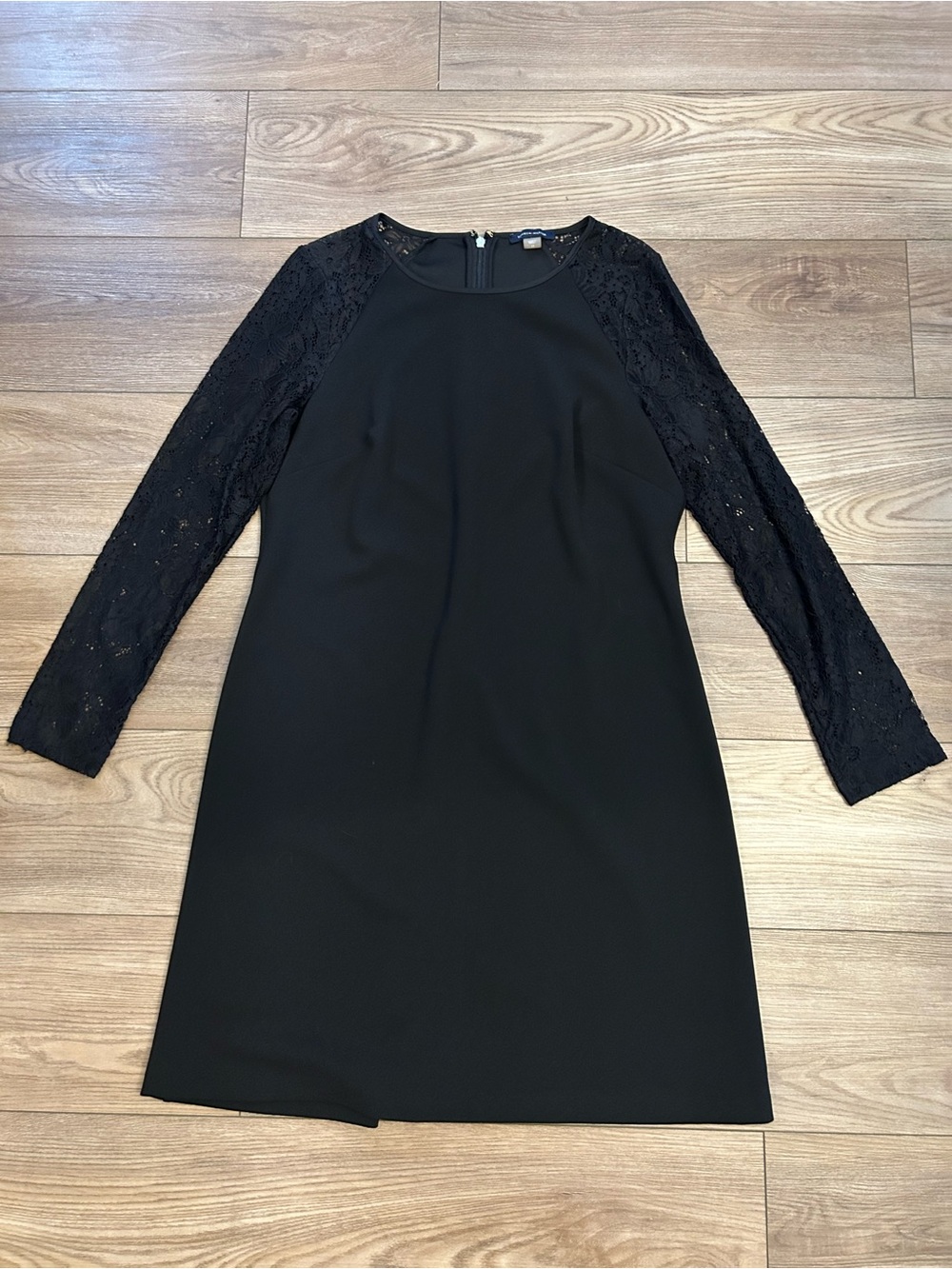 Tommy Hilfiger Black Lace Sleeve Dress Size 12